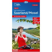 19 Cykelkarta Tyskland Mosel-Saarland 1:150.000